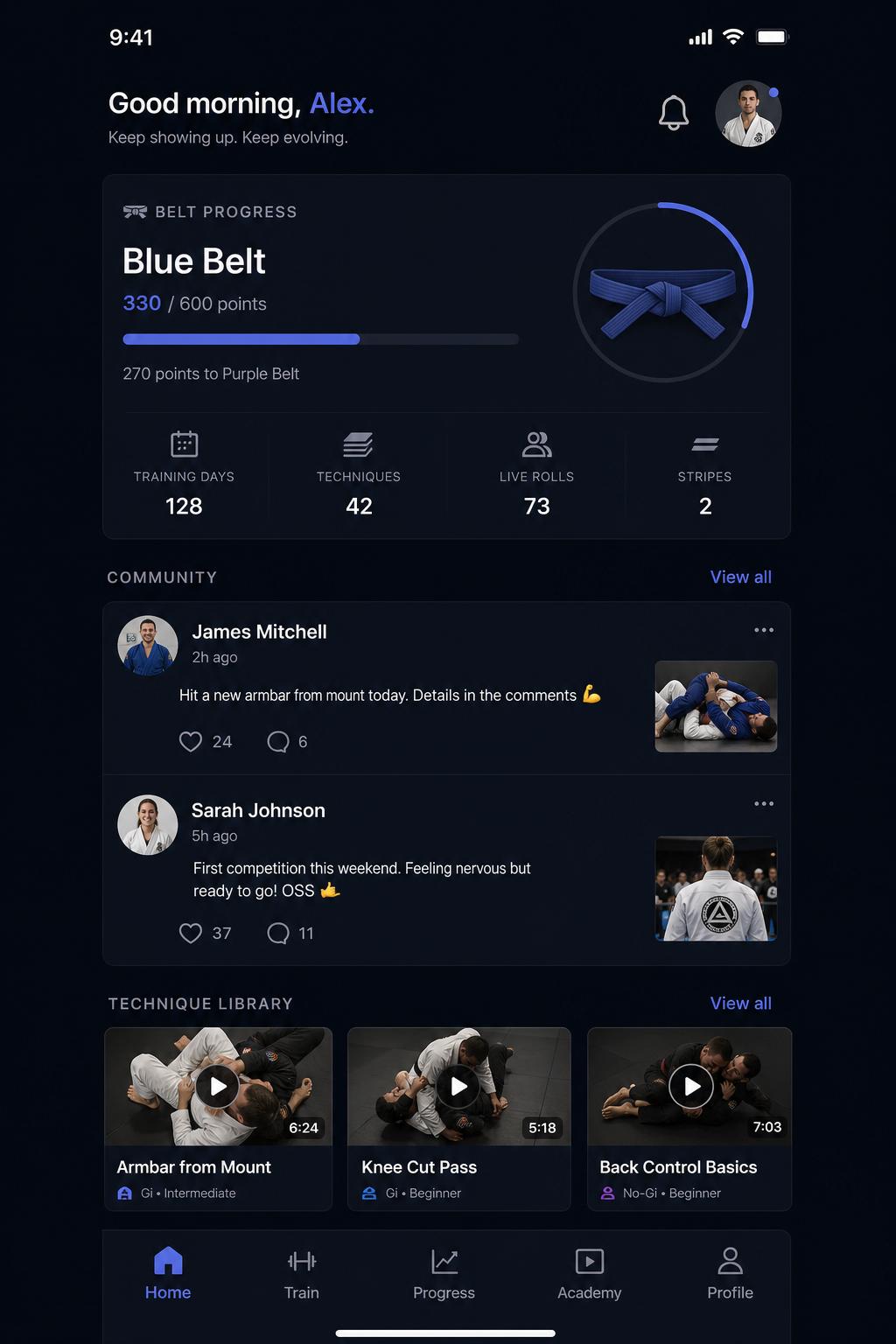 Club de Jiu Jiteras app preview