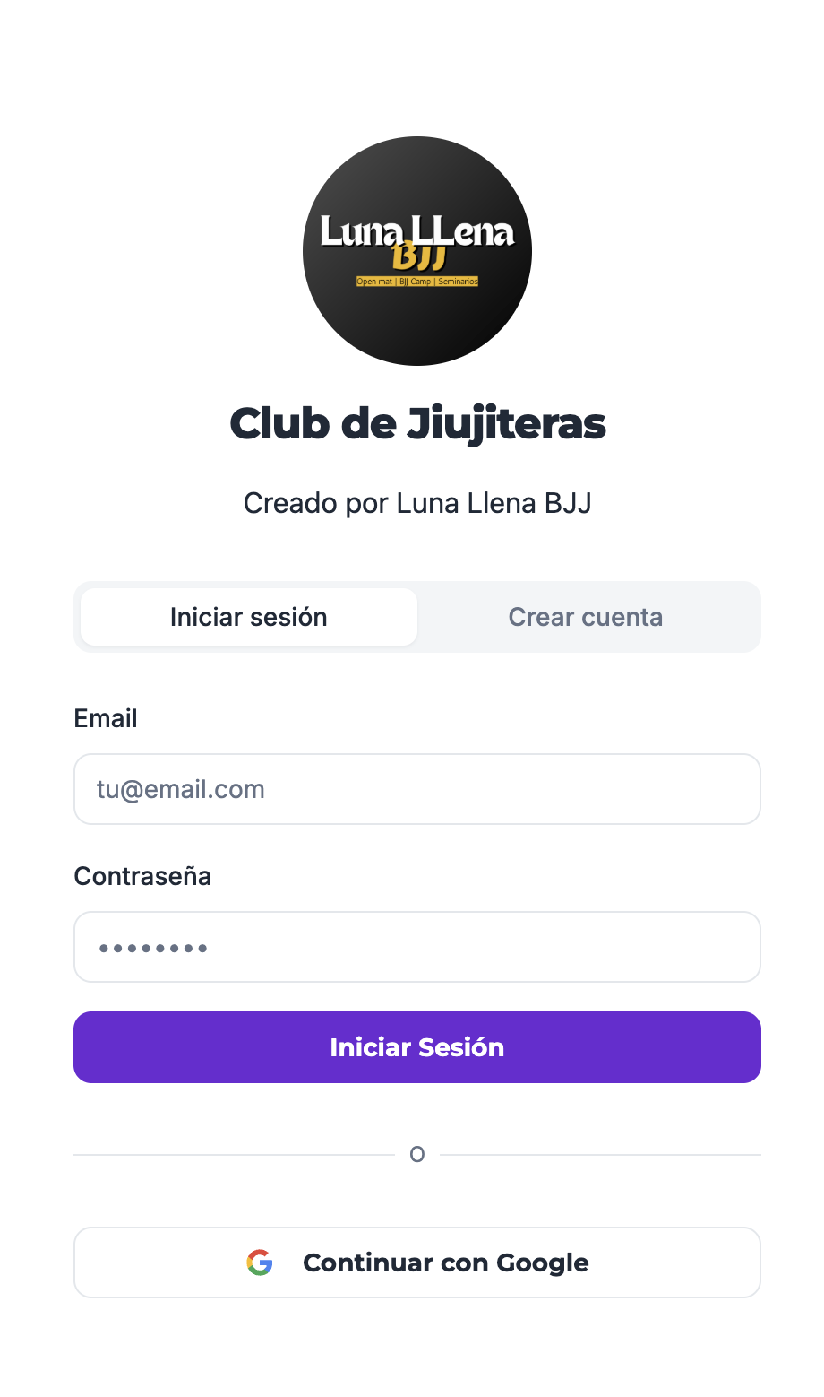 Club de Jiu Jiteras app preview